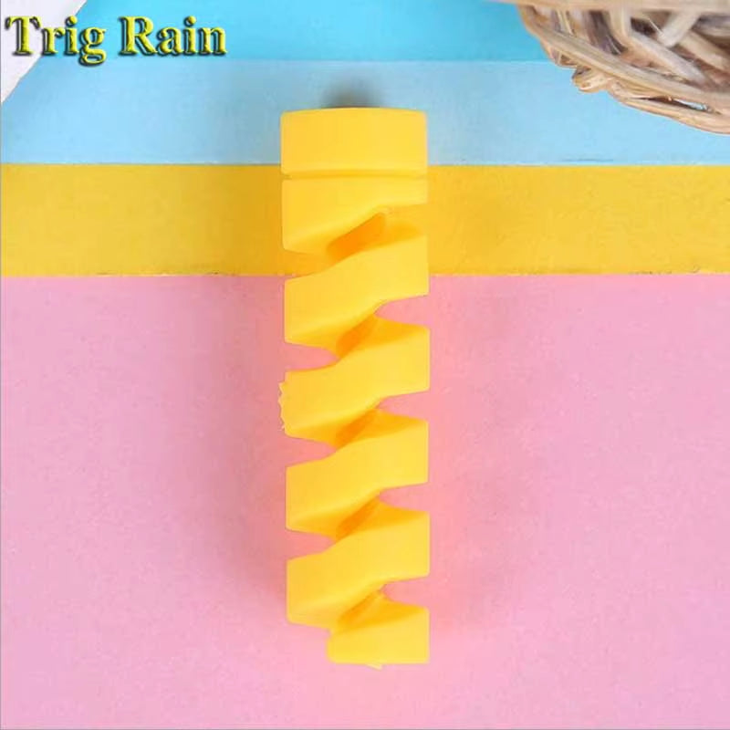 Spiral Cable Protector Data Line Silicone Bobbin Winder Protective for Iphone Samsung Android USB Charging Earphone Case Cover