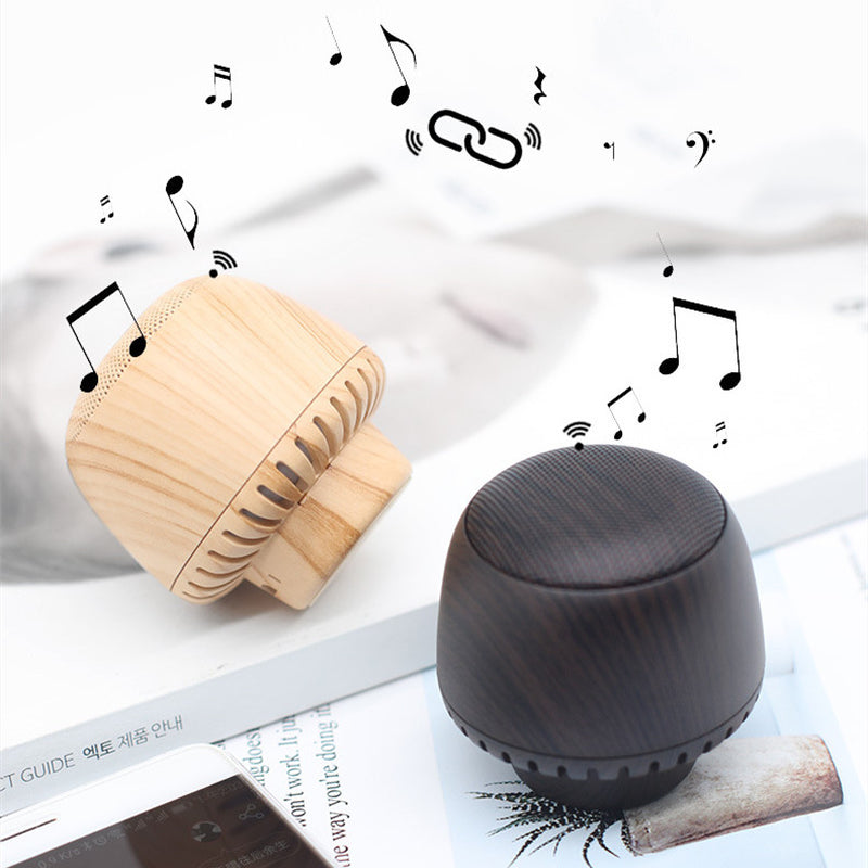 Portable Mushroom Small Audio TWS Pair Box LED with Night Light