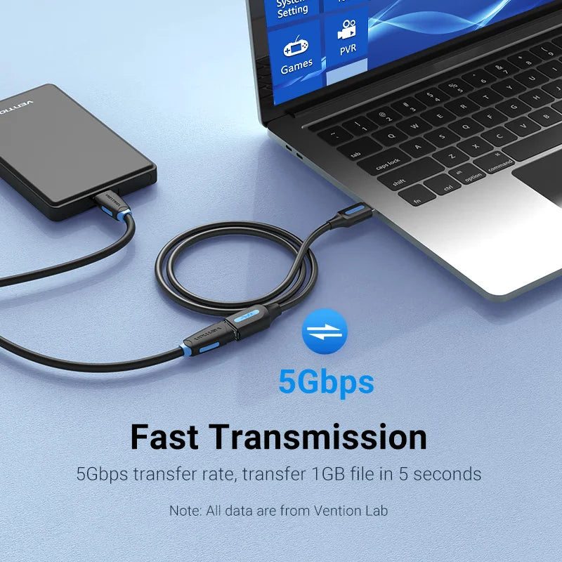 USB 3.0 Extension Cable Male to Female Extender Cable Fast Speed USB 3.0 Cable Extended for Laptop PC USB 2.0 Extension