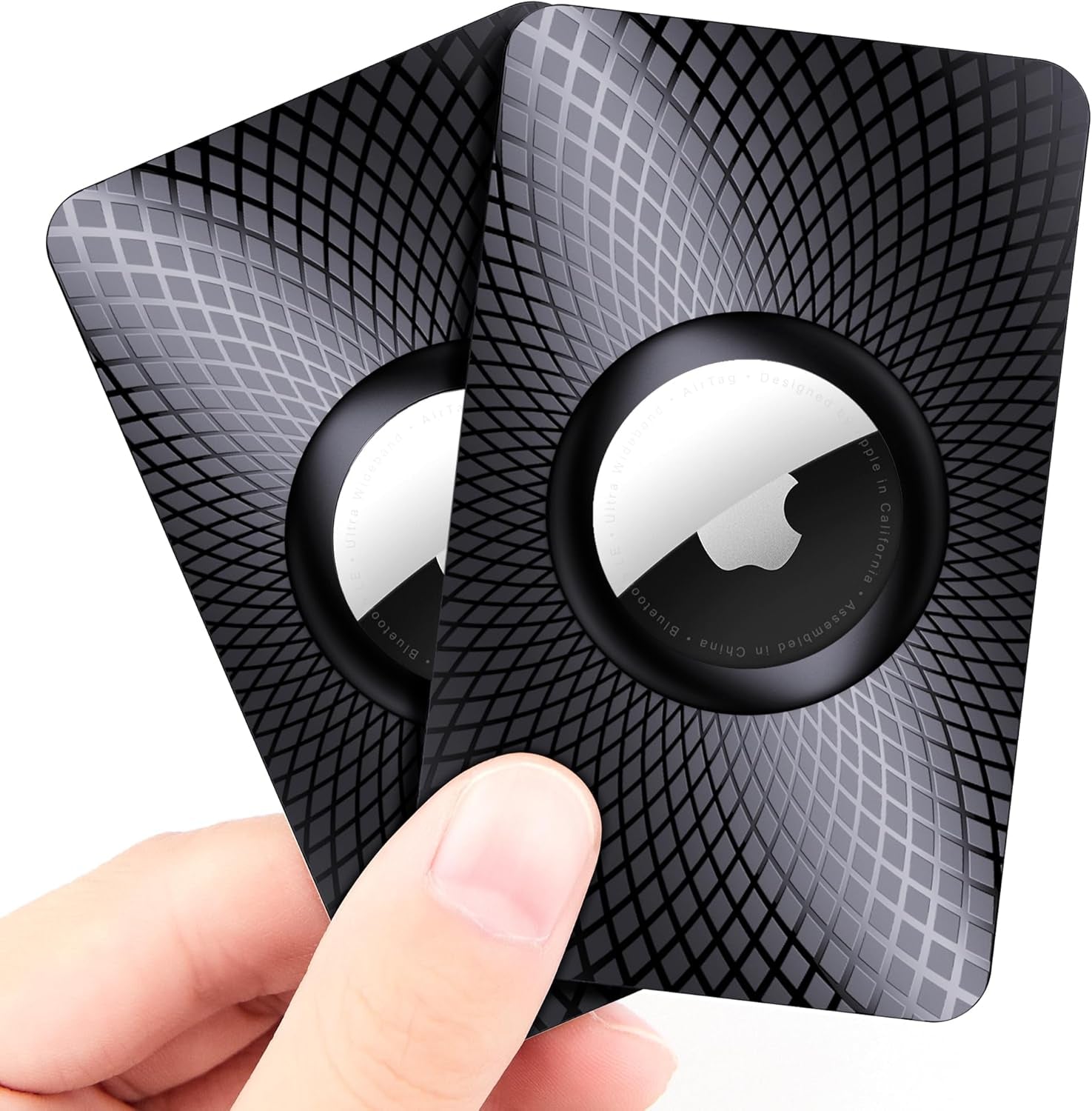 For Airtag Wallet Holder 2 Pack,Ultra Thin Card Case for Apple Airtag,Airtag Card Holder for Purse, Handbag, Backpack Wallet, Clutch Bag